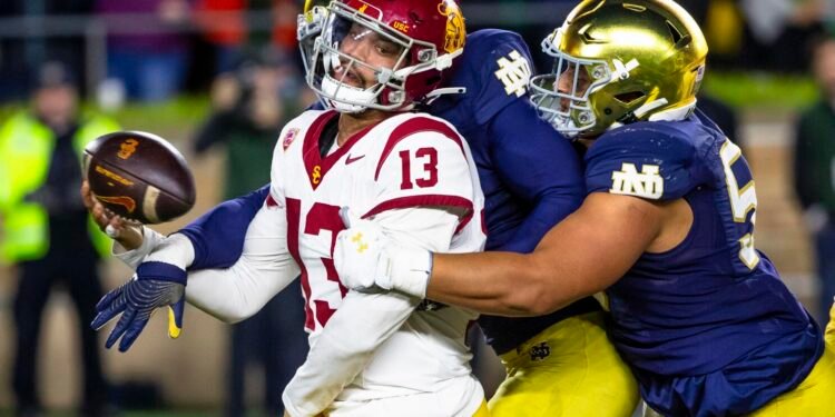 Notre Dame Outlasts USC 34–24 Behind Jeremiyah Love’s Career Night